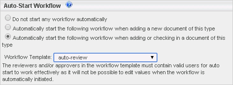 Automatically start a workflow - schema settings