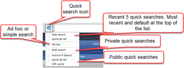 FDA search bar