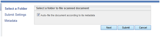 Auto-filing from Scanning inbox