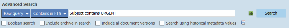 FileHold advanced search